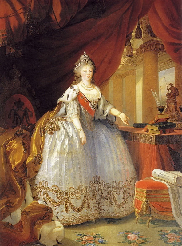 Ritratto cerimoniale di Maria Feodorovna (Sophie Dorothea of Württemberg)